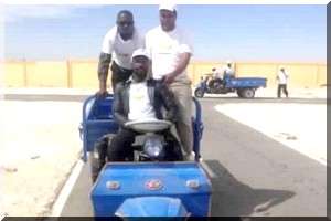 Mouvement de protestation des diplômés chômeurs propriétaires des tricycles devant l’ANAPEJ