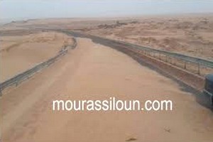 Les dunes obstruent la route Atar-Tidjikja (Vidéo)