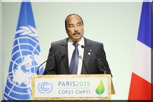  Le Président de la République: Notre engagement est de réduire de 22,3 % les gaz à effet de serre aux environs de 2030 