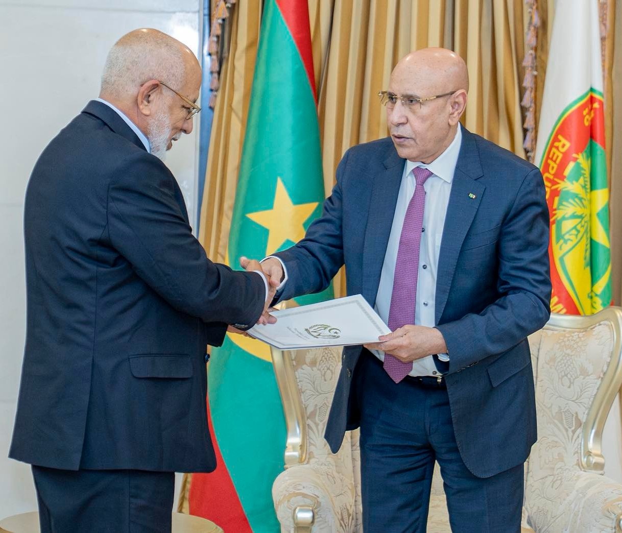 L’Envoyé spécial du président de la République reçu à Nouakchott par le président mauritanien 