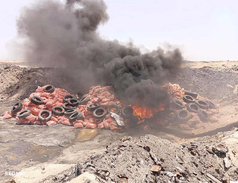 Destruction de 27 tonnes de carottes avariées dans la banlieue de Nouadhibou