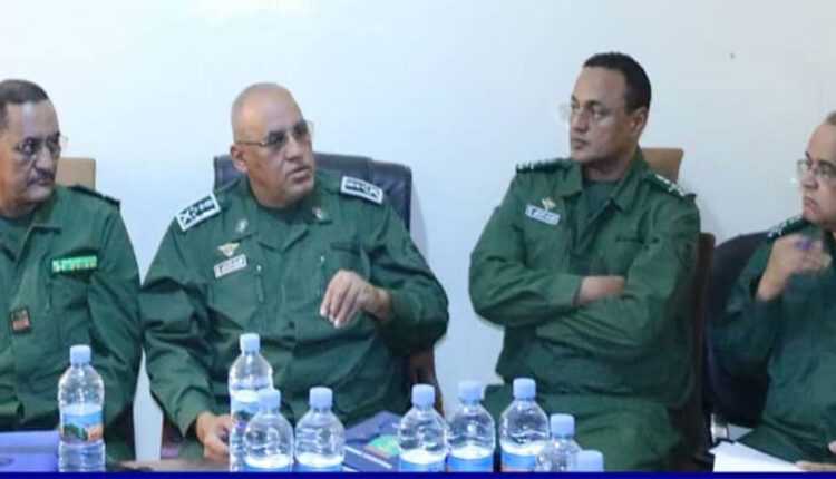 Le Chef d’État-Major de la Gendarmerie Nationale visite le Bataillon de Gendarmerie du Hodh Charghi