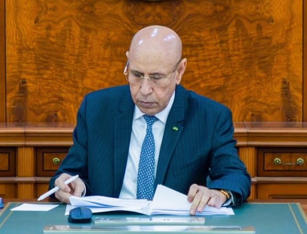 Le président Ghazouani à l’adresse du patronat : « l’environnement est favorable au développement de l’économie nationale » 