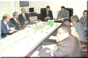 Réunion du ministre de l'habitat avec une mission de l'Union Européenne 