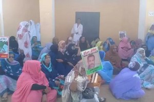 La famille du Commandant Ahmed Ould Hacena manifeste pour appeler à sa libération